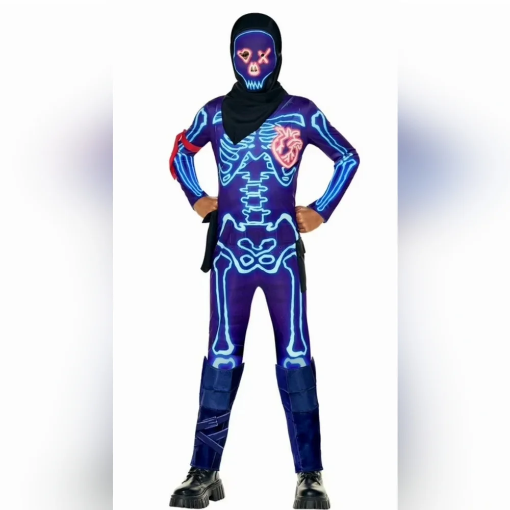 Fortnite PARTY TROOPER Costume 7-8 NEW IN BAG